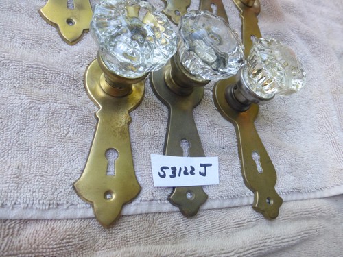 Vintage Antique 16 Pc Art Deco Door Hardware Set 53122 J - Picture 7 of 7