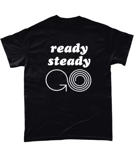 Ready Steady Go T Shirt 60's Pop Stones The Who Small Faces