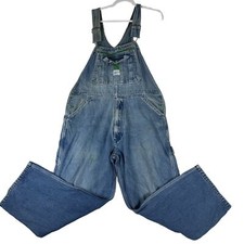 Vtg Liberty Men's Overalls 38x30 Distressed Work Wear Carpenter Utility Bibs