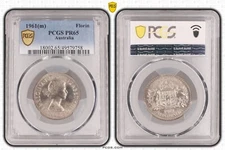 Australia 1961 Proof Silver Florin - PCGS PR65
