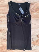 Tribal Sportswear Little Black Dress Sheath Small Poly/Spandex NWT