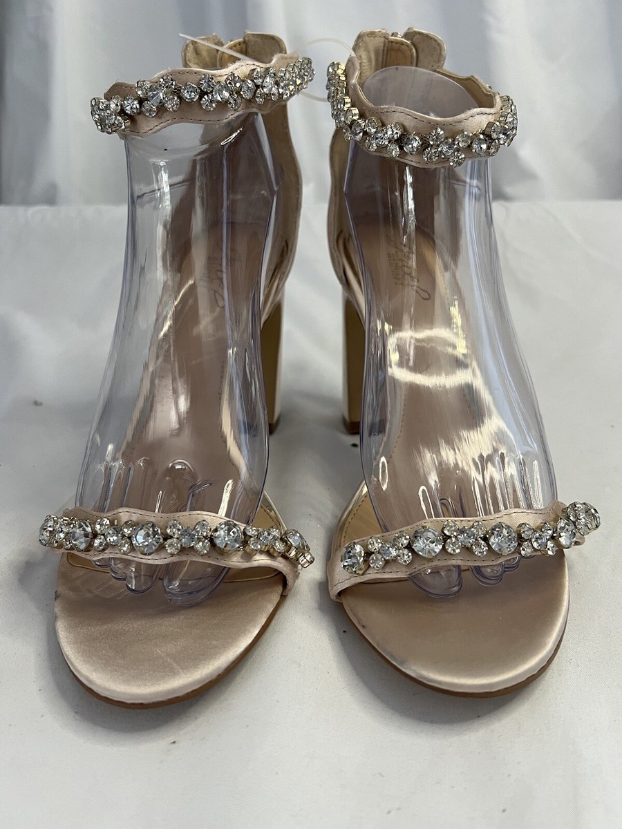 Open Toe Badgley Mischka Carolyn Crystal Embellished Sandal