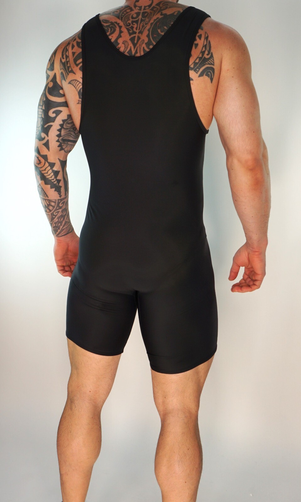 MEN'S BLACK WRESTLING SINGLET Adult XL eBay