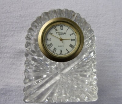 Tipperary Crystal Boudoir Clock from the Estate of Adolph Green & Phyllis Newman