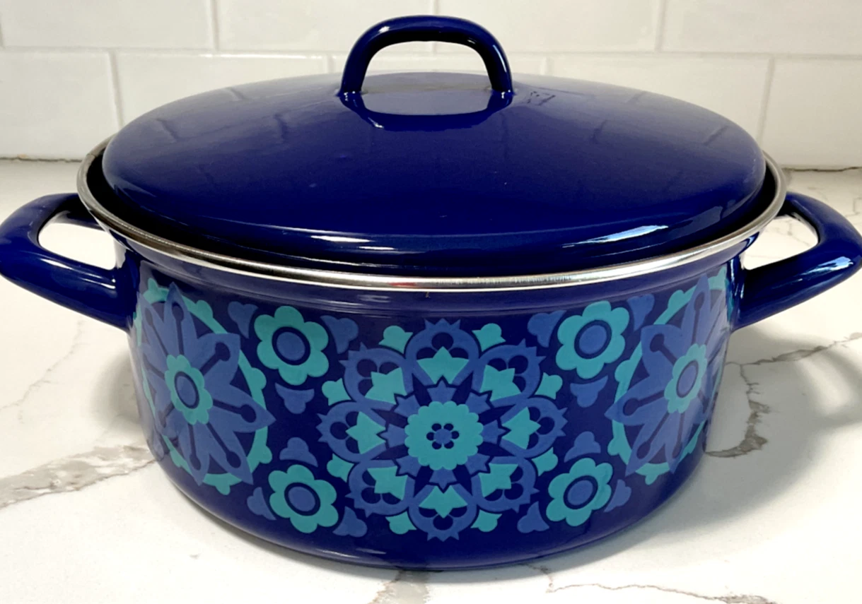 Ian Logan 1960's Salome Pattern J.R.M. Carnaby Street England Mod Stock Pot