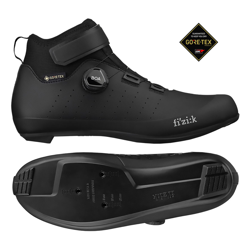 fi'zi:k ( フィジーク ) R5 TEMPO ARTICA GTX Fizik Tempo Artica R5 Goretex Road Shoes - Black/Black - 42