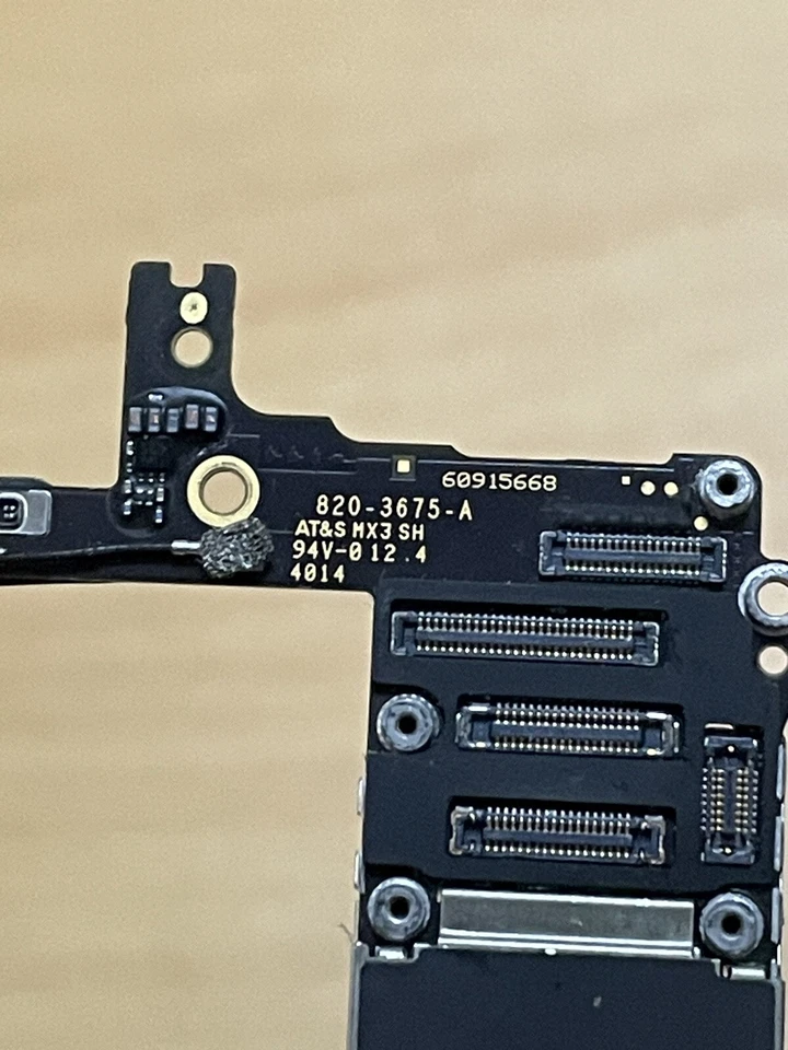 Scheda Madre IPhone 6 Plus 16gb Non Funzionante Surriscaldamento A1524 Apple - Immagine 3 di 4