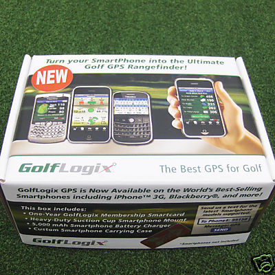 GolfLogix GPS Smartphone iPhone Blackberry Gift Set Golf Logix