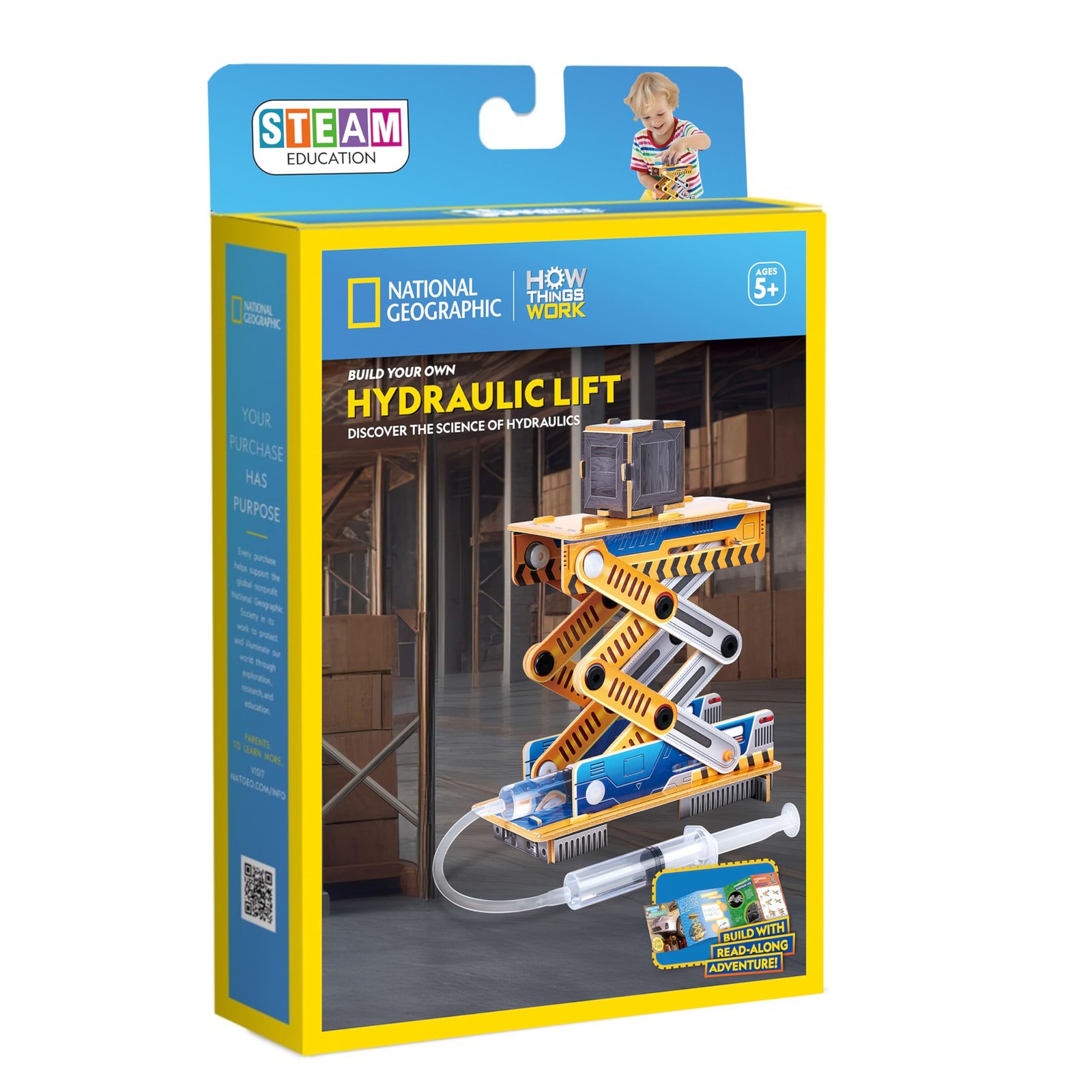 National Geographic Build Your Own Hydraulic Lift Educational Kit 3790₽