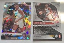 2024 Panini Prizm WNBA Aliyah Boston Silver Cracked Prizm #3 Indiana Fever