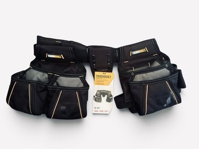 ToughBuilt Carpenter Tool Belt - 10 Pockets & 2 Hammer Loops (Model TB-303-4)