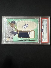 2022 Topps Inception Josh Lowe Patch Autograph /50 RC #IAP-JLO Rays 🔥PSA MINT 9