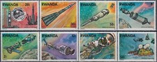 Rwanda USA-USSR Space Cooperation Apollo-Soyuz 1976 MNH-7,50 Euro