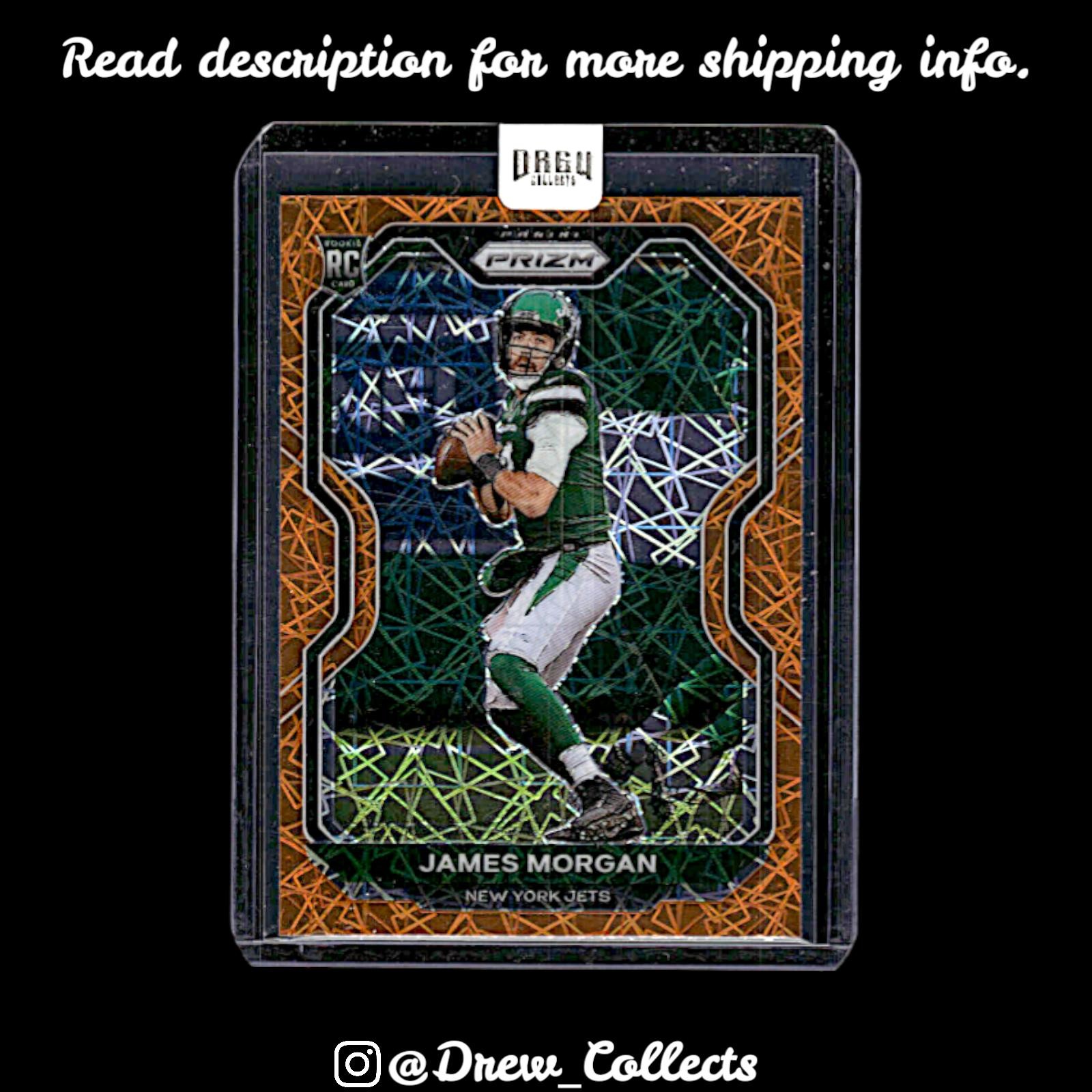 2020 Panini Prizm #356 James Morgan #356 Orange Lazer