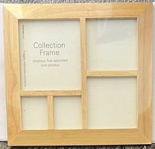 Wooden Multi Aperture Photo Frame by Boots Collection 23.5x22cm
