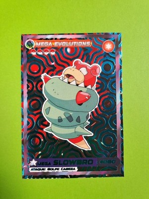 CARD MEGA SLOWBRO - POKEMON 2025 COLECCIONES GALAXY #24 - NINTENDO FOIL SPECIAL