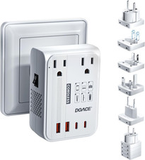 350W Cordless Voltage Converter, AI 220V to 110V Converter and 50Hz to 60Hz Tran