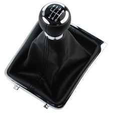 Schaltknauf Schaltmanschette Schaltsack für VW Passat 3C2 3C5 B6 Rahmen 3C 6Gang