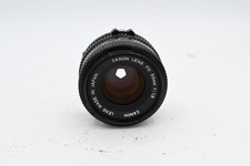 Canon 50mm F/1.8 FD Mount Lens 52 Fixed/Prime Prime Lens Without Caps 