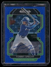 2022 Panini Prizm Draft Picks #PDP169 Tommy Specht Base Autographs Blue