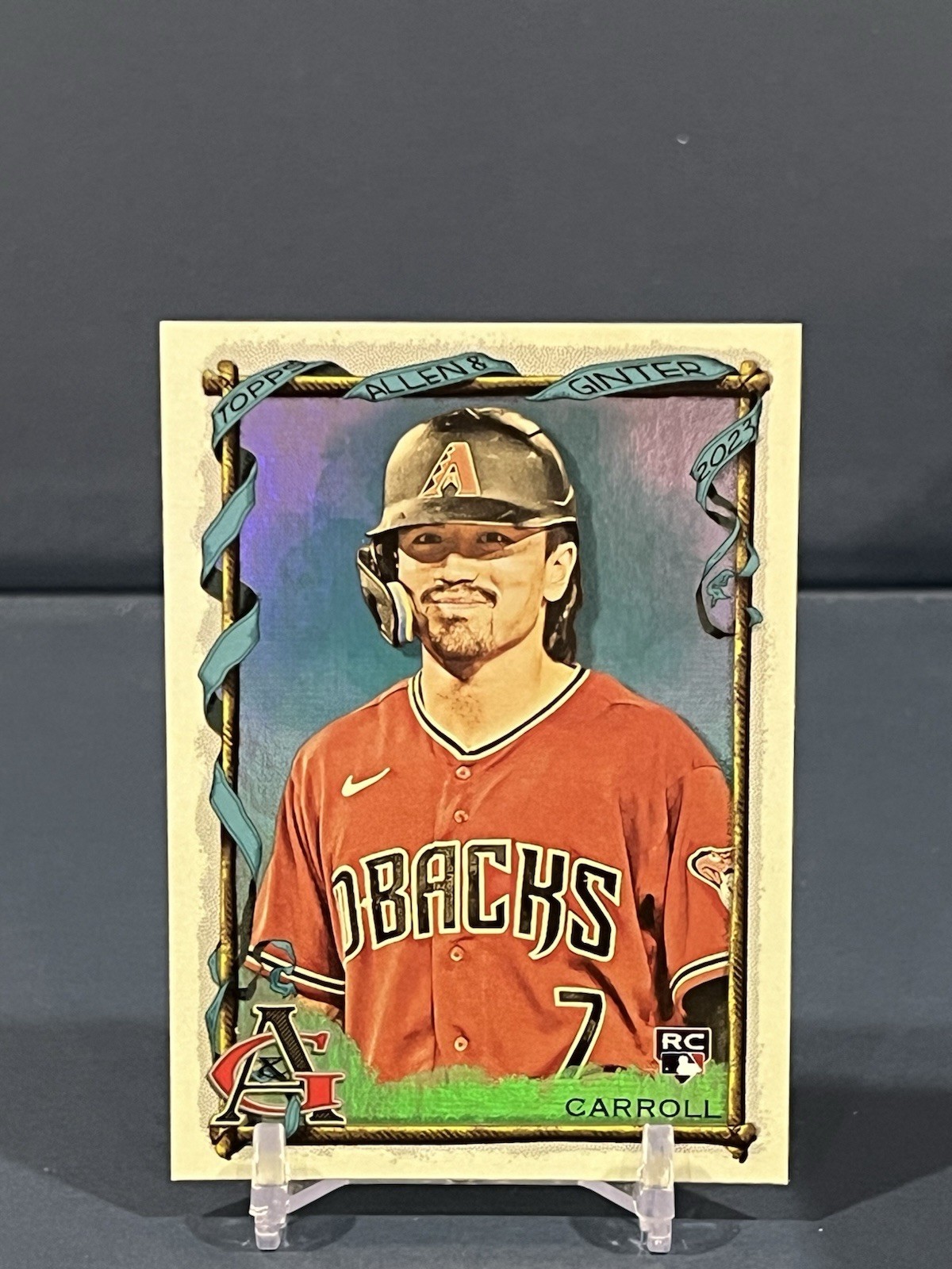 2023 Topps Allen & Ginter #11 Corbin Carroll Silver Portrait Rookie