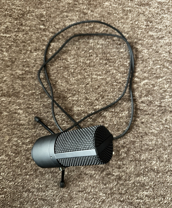 FIFINE USB Desktop Microphone with Adjustable Stand & Volume Control, Black