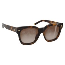LOUIS VUITTON My Monogram Square Sunglasses plastic Brown Z1524E LV Auth SW2348