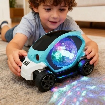 Baby Crawling Toy Car 1-2 Years Sensory Electronic Tummy Time Gift