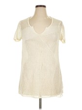 Simply Vera Vera Wang Women Ivory Casual Dress XL