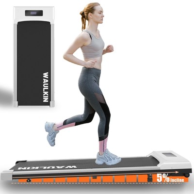 Walking Pad Treadmill with InclineUnder Desk Treadmill 300+ lbs Weight Capa