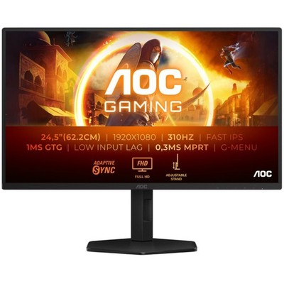 AOC 25G4SXU Gaming Monitor schwarz/grau 25 Zoll 310Hz FHD Fast IPS-Display 0,3ms