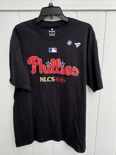 Philadelphia Phillies Men's Fanatics XL Black Short Sleeve Shirt 2024 NLCS NWOT