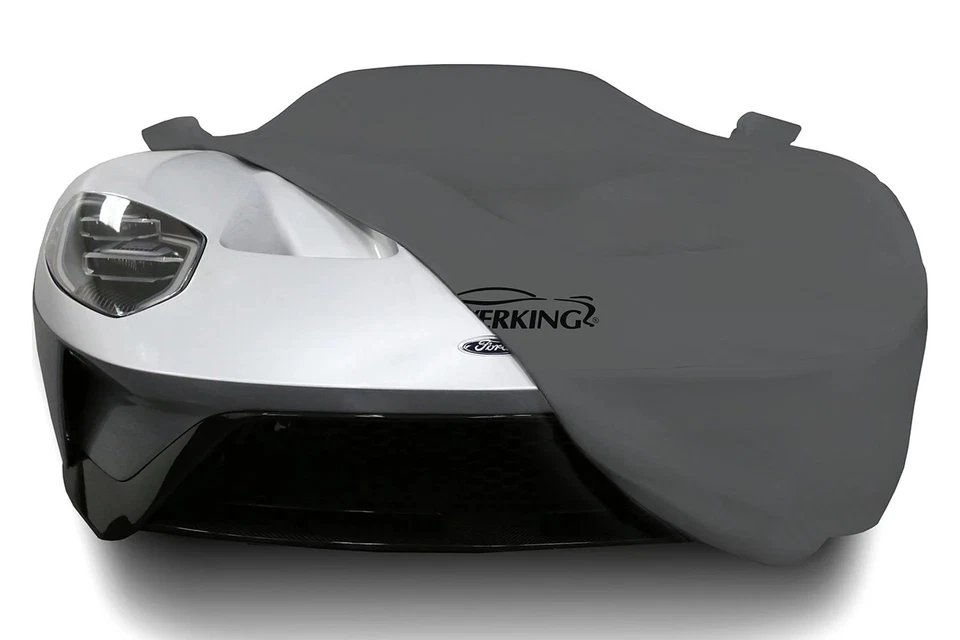 For Ford Fusion 06-09 Satin Stretch Indoor Metallic Gray Custom Car Cover Foto 4 de 4