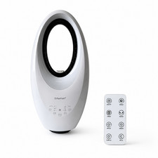 Image of Bladeless Tower Fan 50W Quiet Electric with Remote Control 3 Speeds Cooling Fan