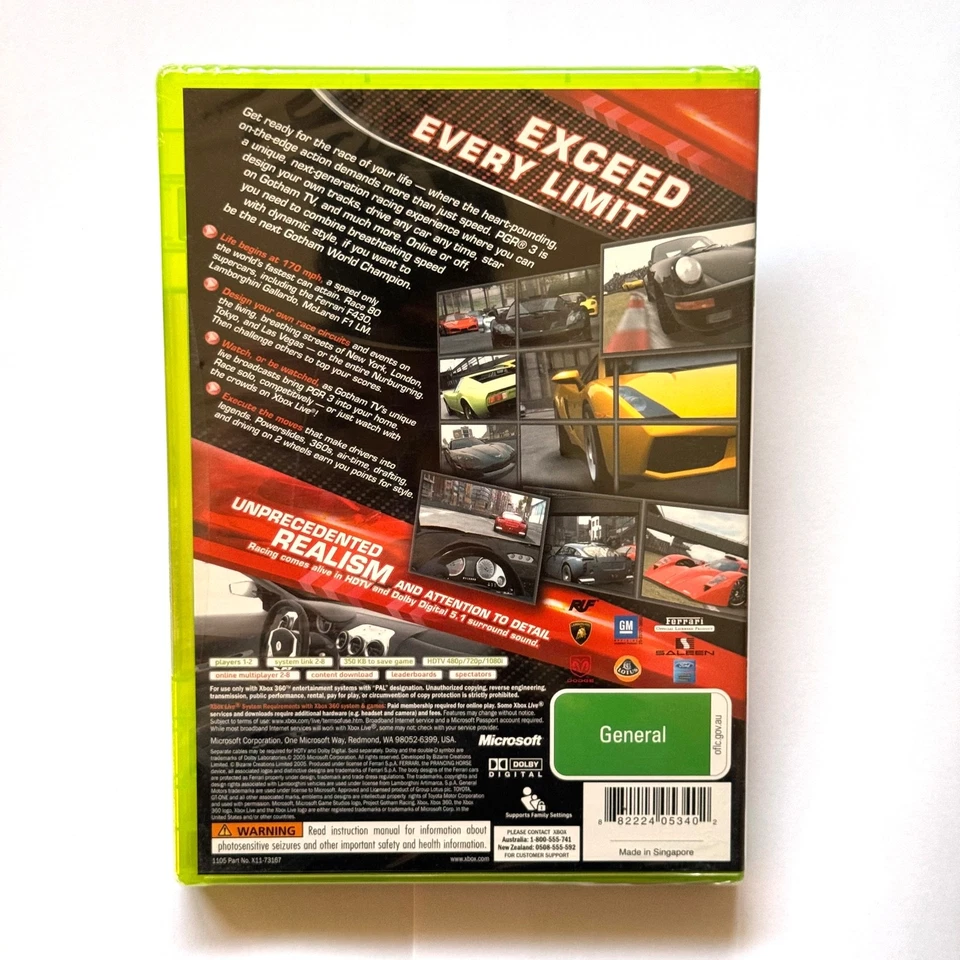 PGR Project Gotham Racing 3 - Xbox 360 Game - Brand New & Sealed - Complete - Image 2 of 3
