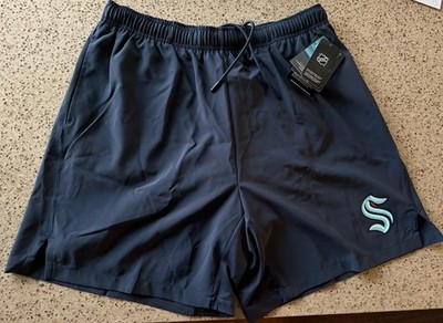 Seattle Kraken Fanatics Authentic NHL Pro Rink Tech Shorts NWT Large Lge ~~