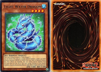 #ad Light Water Dragon MZMU EN031 Rare Maze of Muertos Yu Gi Oh Near Mint $1.00