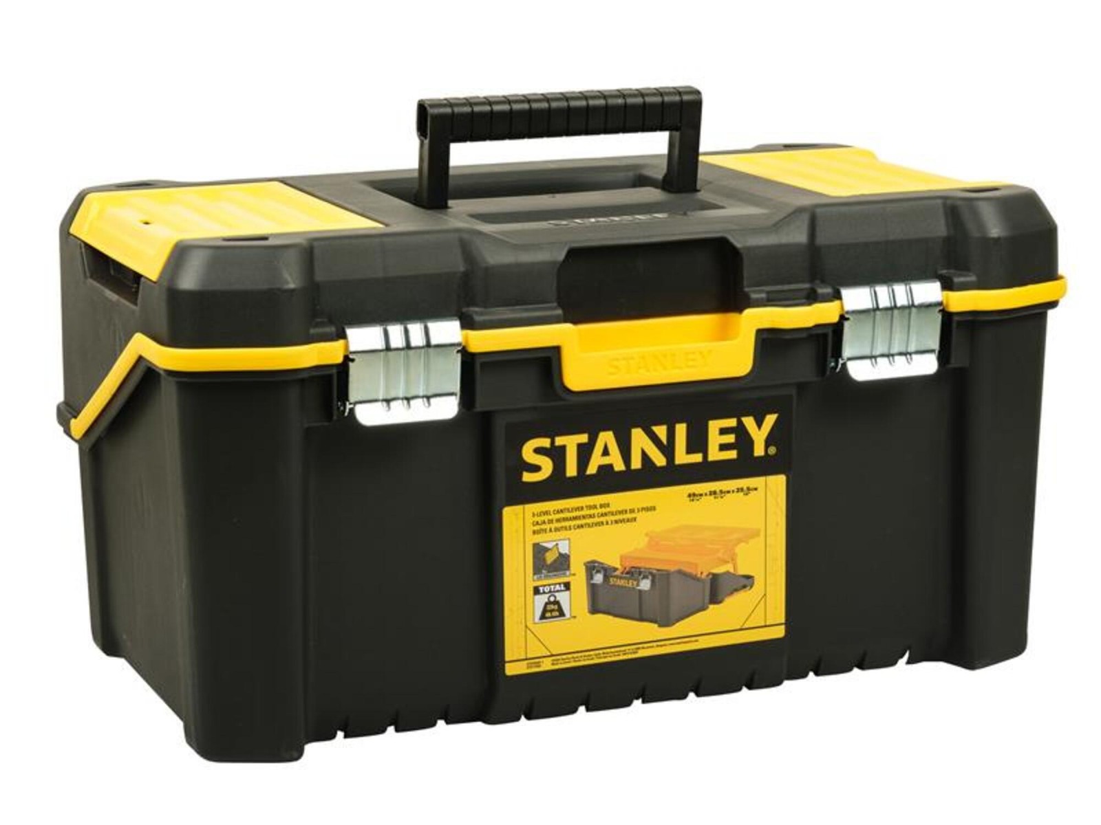 Stanley STA183397  Hand Tools Essentials Cantilever Toolbox 49cm (19in)