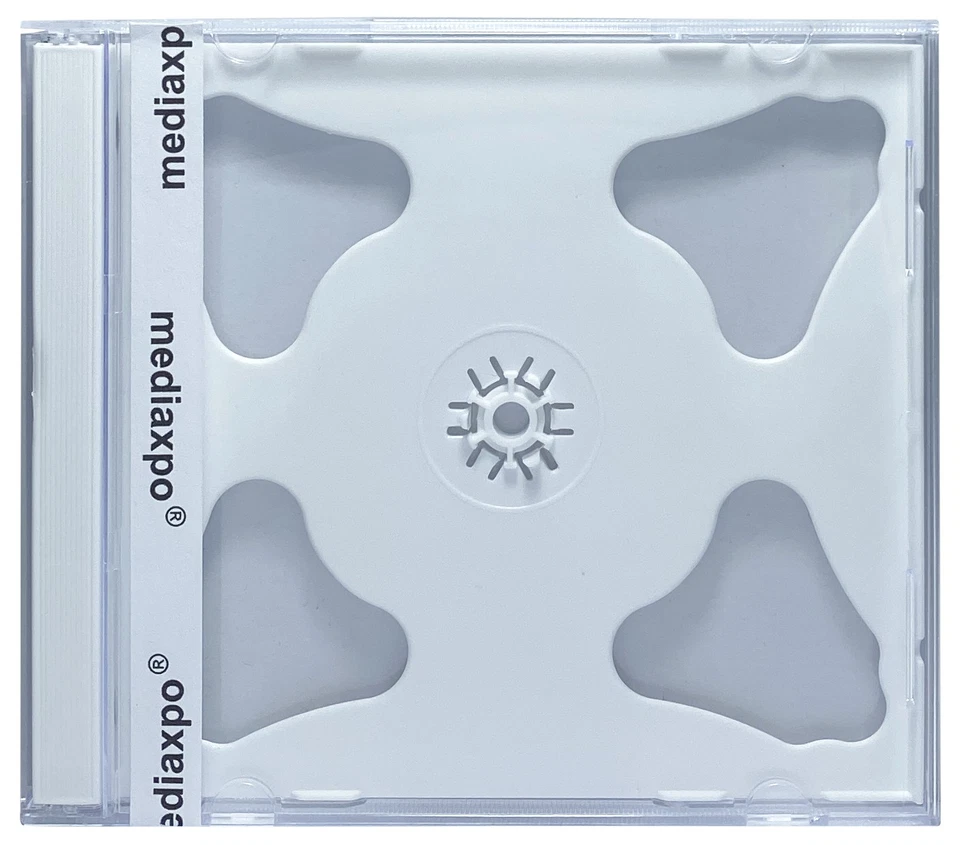 Lote Estuche Joyero CD Doble Blanco ESTÁNDAR Foto 2 de 4