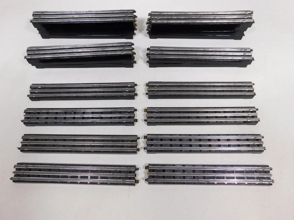 CX626-2# 31X Trix Express H0 DC 20/1 Bakelite Tracks Track Piece Straight Track - Image 2 of 4