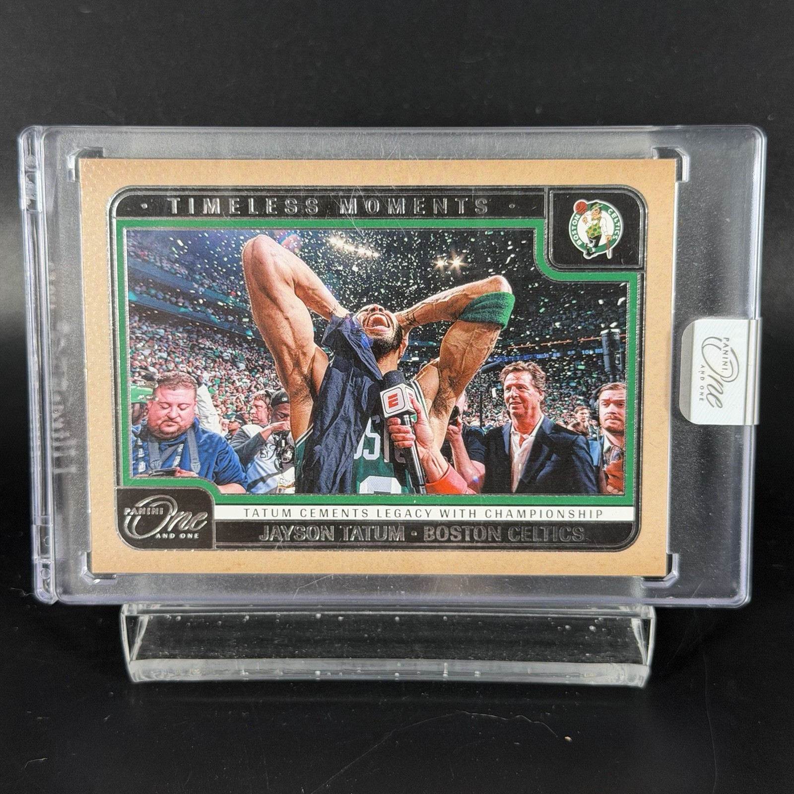 Jayson Tatum 2024-25 Panini One and One Timeless Moments Championship 95/99