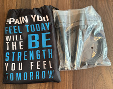 Iron Klad Strong IKS-4 Speed Rope and Motivational Bag New