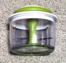 5" Chef'n Green Food Chopper Manual Processor Pull Cord VeggiChop 3 Pcs