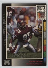 1992 Wild Card World League Andre Brown #10 0qx8