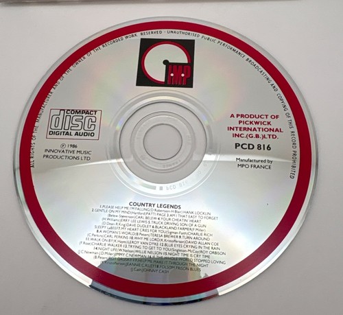 Country Legends CD Featuring Johnny Cash Roy Orbison Willie Nelson 18 Classics - Imagen 4 de 6