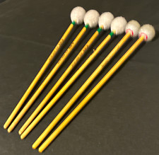 Mixed Brands 6pc Yarn Mallets Lot: Vic Firth M122 M123 Innovative NJZ6