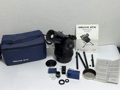 Meade ETX 90mm Maksutov-Cassegrain Telescope D=90mm F=1250mm f/13.8 mit Zubehör