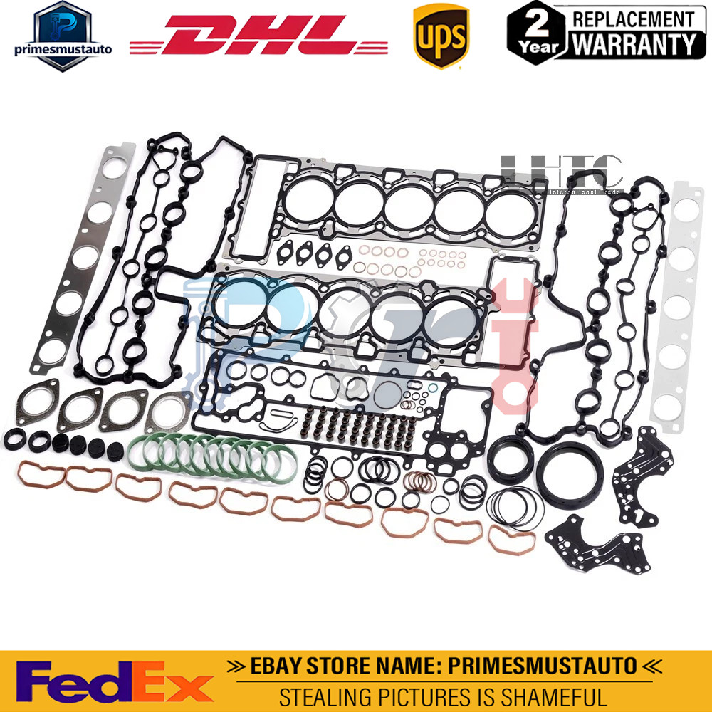 Cylinder Overhaul Gasket Seals Kit for 5.2L Lamborghini Audi R8 FSI V10 CSP BUJ
