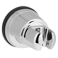 Vacuum Suction Cup Shower Head Holder, Removable Shower Head Bracket, Chrome