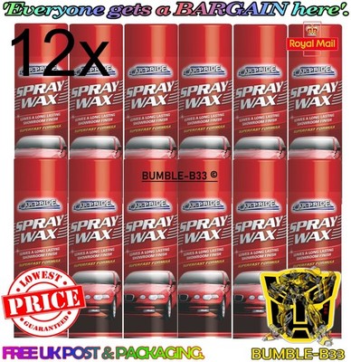 12 x Carpride Spray Wax Fast Formula Showroom Finish Karosserie Autopolitur 300ml